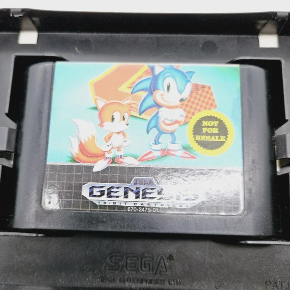 SEGA GENESIS | Sonic The Hedgehog 2 game cart.ridge - Picture 5 of 6